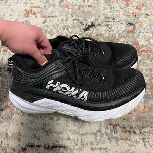 Black hoka shoes